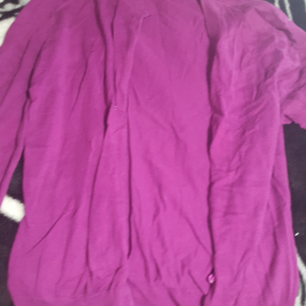 J. Crew purple cardigan